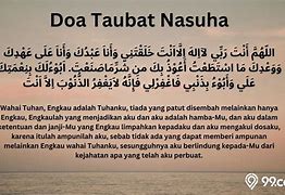 Doa Taubat Nasuha Di Sujud Terakhir